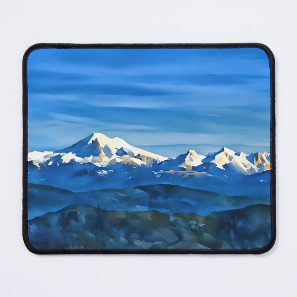 Item preview, Mt Baker in the Winter (Watercolor) designed and sold by flyscenicair.