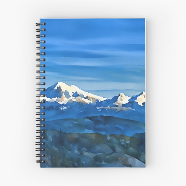 Item preview, Mt Baker in the Winter (Watercolor) designed and sold by flyscenicair.