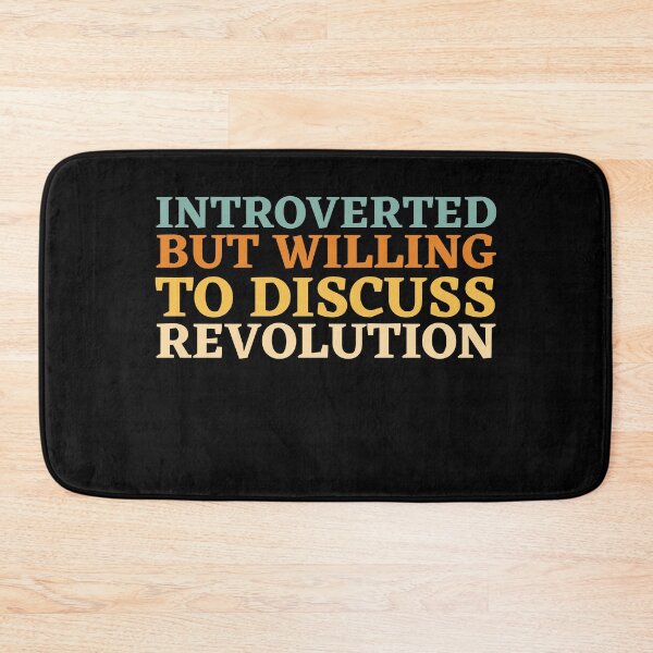 Item preview, Introverted But Willing To Discuss Revolution Vintage designed and sold by MouDantArts.
