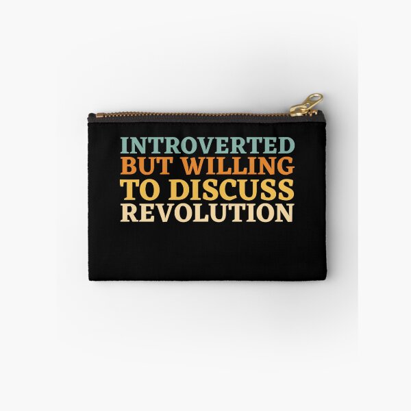 Item preview, Introverted But Willing To Discuss Revolution Vintage designed and sold by MouDantArts.