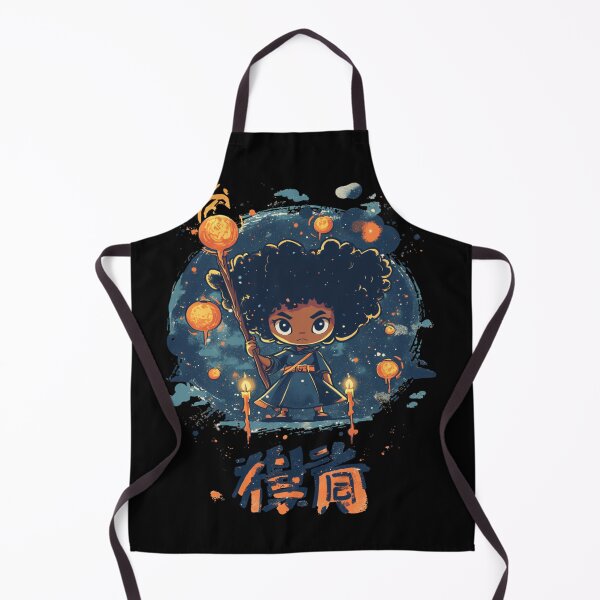 Item preview, African American Cute Chibi Witch designed and sold by PrintsByFrank.
