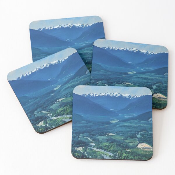 Item preview, Olympic Mountain River Valley (Oil Painting) designed and sold by flyscenicair.