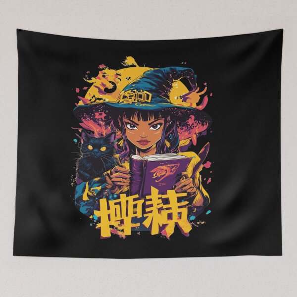 Item preview, African American Cute Chibi Witch designed and sold by PrintsByFrank.