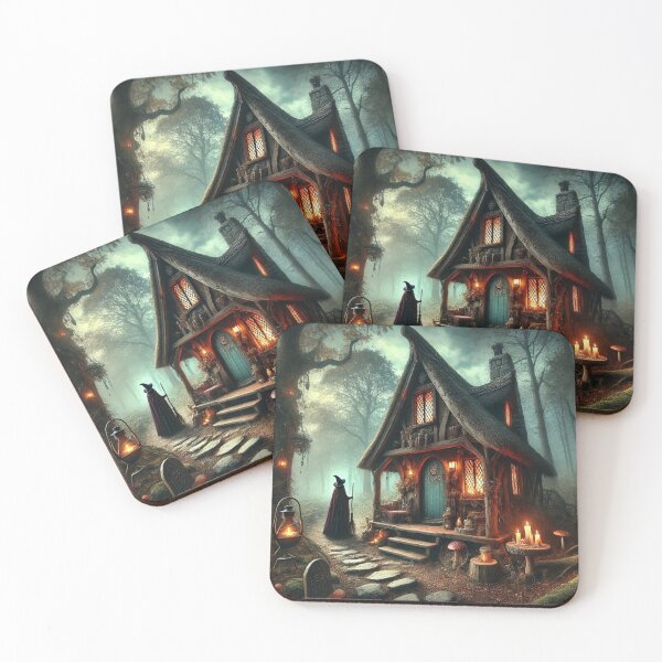 Item preview, AI generated witches cabin designed and sold by AI-this-is-AI.