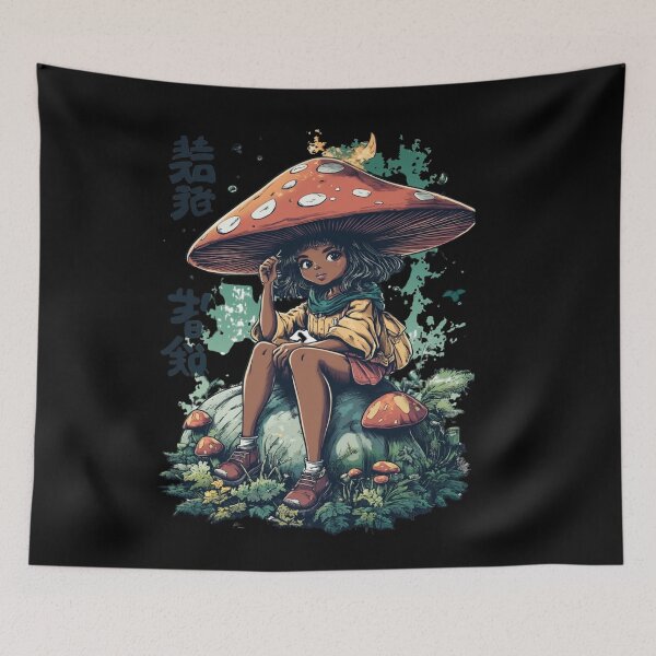 Item preview, African American Cute Chibi Witch designed and sold by PrintsByFrank.