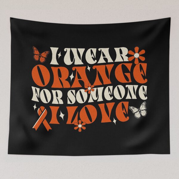 Item preview, December Awareness – I Wear Orange For Someone I Love designed and sold by TeeByDesignsCo®.