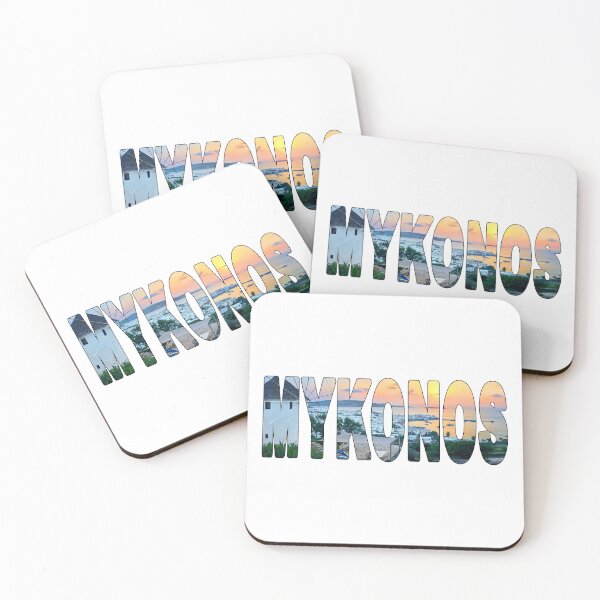 Item preview, MYKONOS - Greek Island View of Town at Sunset designed and sold by Adam Gormley.