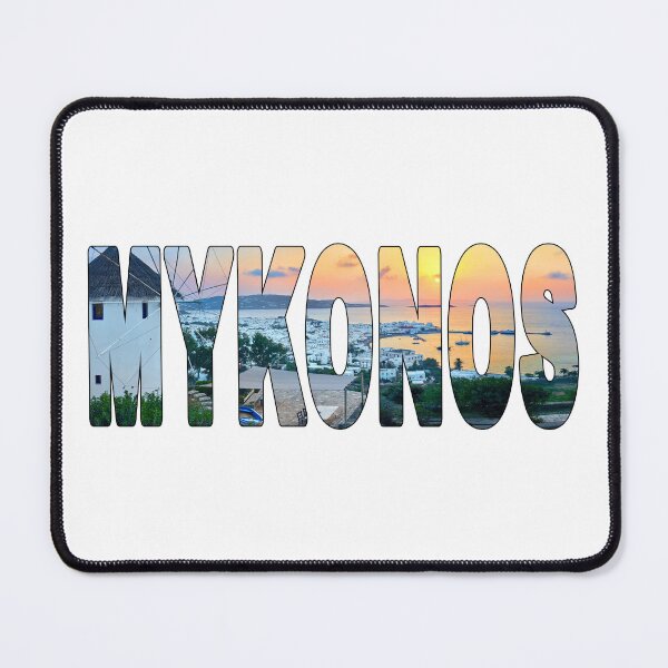 Item preview, MYKONOS - Greek Island View of Town at Sunset designed and sold by Adam Gormley.