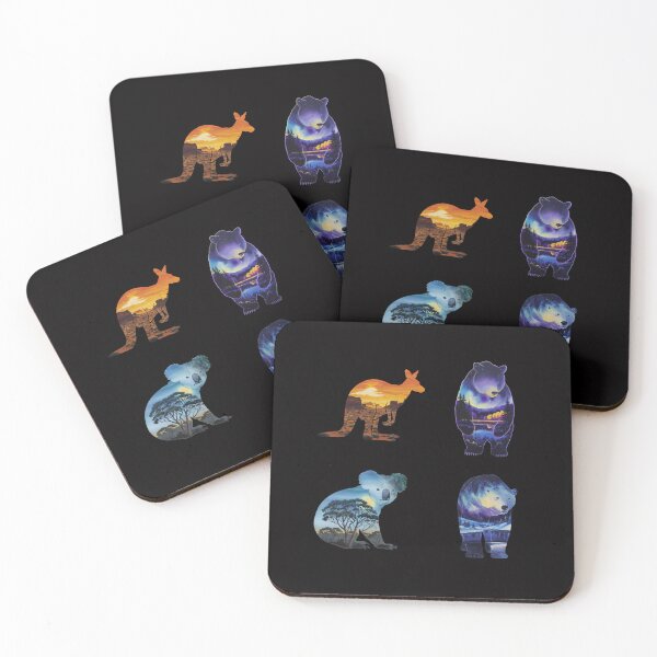Item preview, Animal Silhouettes and landscapes designed and sold by CoolCrazyQuirky.