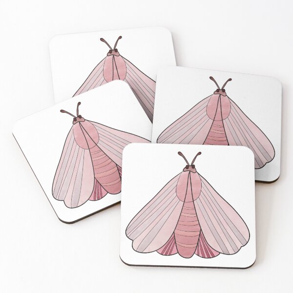 Item preview, Rosy Pink Moth designed and sold by Marguerite Artistry.