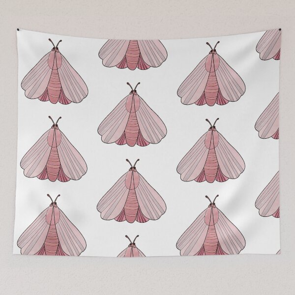 Item preview, Rosy Pink Moth designed and sold by Marguerite Artistry.