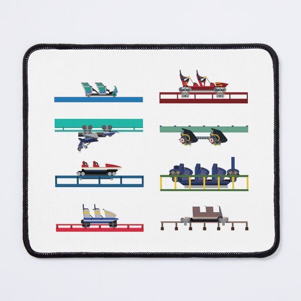 Item preview, Nagashima Spa Land Coaster Cars Design designed and sold by CoasterMerch.
