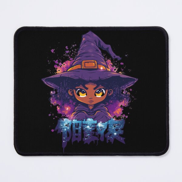 Item preview, African American Cute Chibi Witch designed and sold by PrintsByFrank.