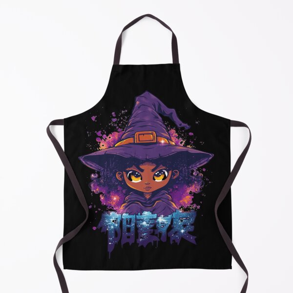 Item preview, African American Cute Chibi Witch designed and sold by PrintsByFrank.