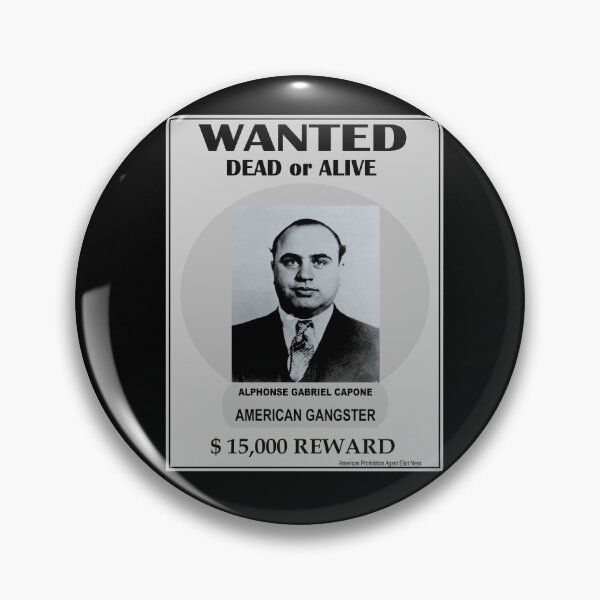 Item preview,  AL CAPONE : Vintage Gangster Wanted Poster designed and sold by posterbobs.