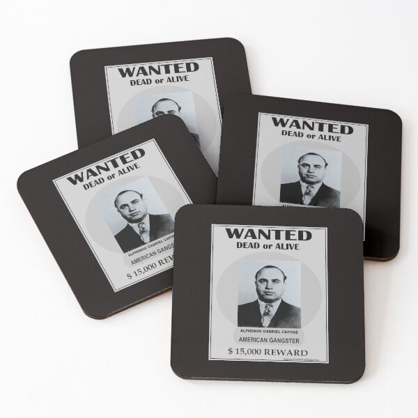 Item preview,  AL CAPONE : Vintage Gangster Wanted Poster designed and sold by posterbobs.