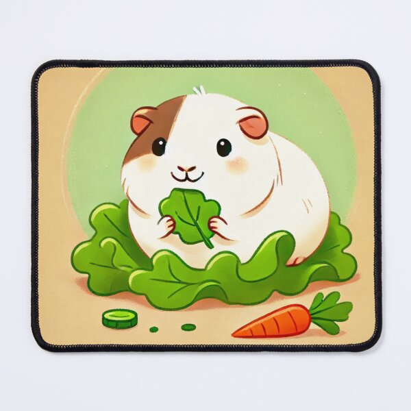Item preview, Guinea Pig Delight - Whimsical Guinea Pig Snack Time designed and sold by CritterManiaUK.
