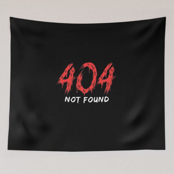 Item preview, Error 404 scary design designed and sold by SM3 Studio.