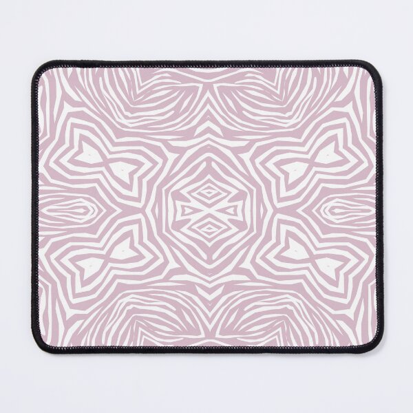 Item preview, pink white abstract geometric pattern in retro style designed and sold by fuzzyfox.
