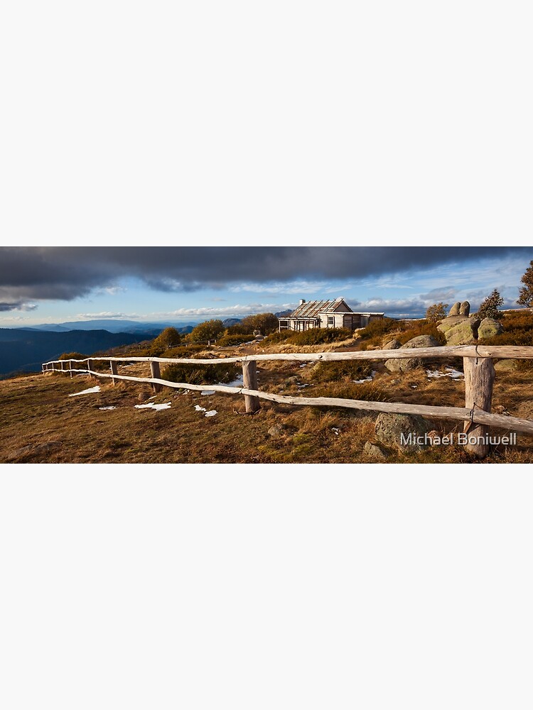 Thumbnail 3 of 3, Canvas Print, Craig's Hut, Winter Afternoon, Mt Stirling, Australia designed and sold by Chockstone.