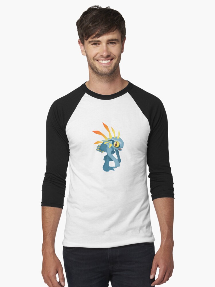 Imagen 1 de 3, Camiseta ¾ estilo béisbol con la obra Todo el mundo ama a un múrloc, diseñada y vendida por snitts.