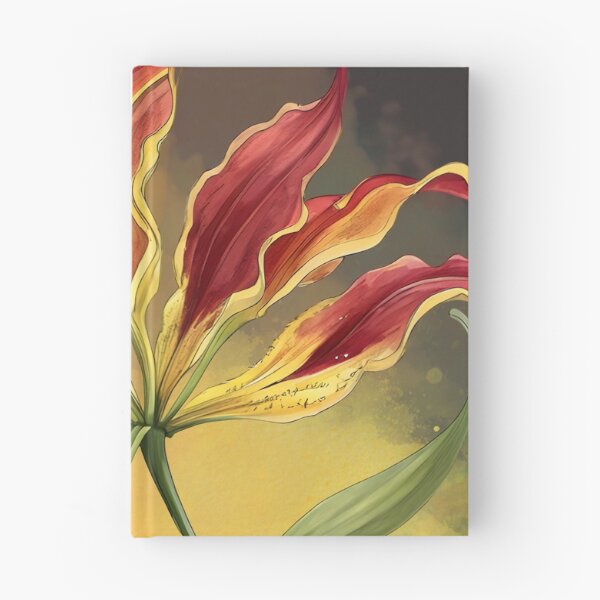Item preview, Stylized Flame Lily illustration designed and sold by MvuuStudio.
