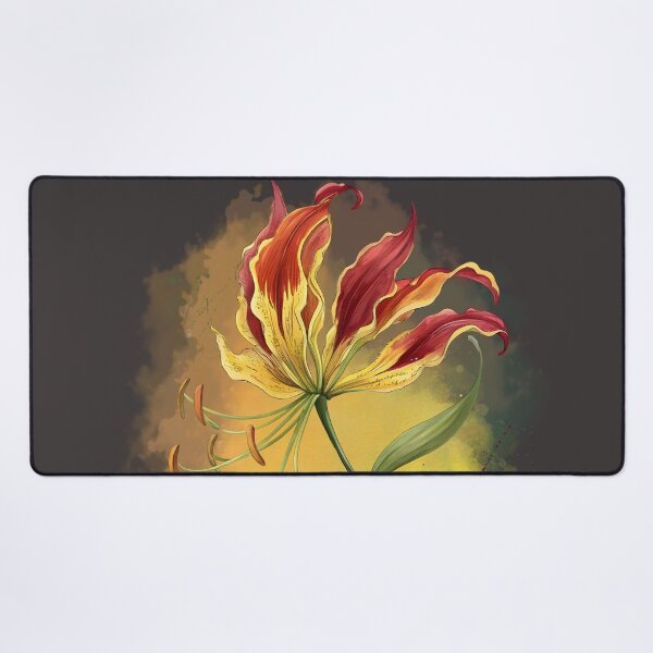 Item preview, Stylized Flame Lily illustration designed and sold by MvuuStudio.