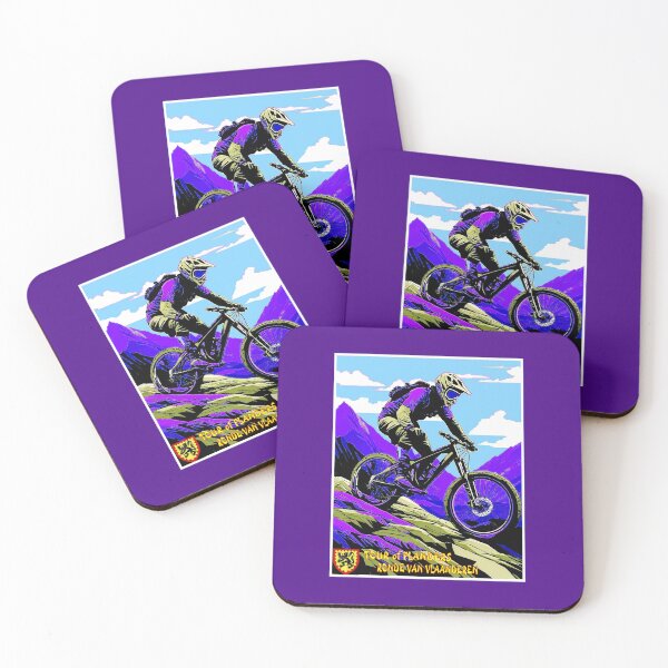 Item preview, TOUR of FLANDERS : Ronde Van Vlaanderen Bicycle Racing Print designed and sold by posterbobs.