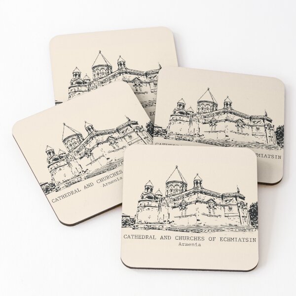 Item preview, Cathedral and Churches of Echmiatsin - Armenia designed and sold by Lakeric Cityscapes.