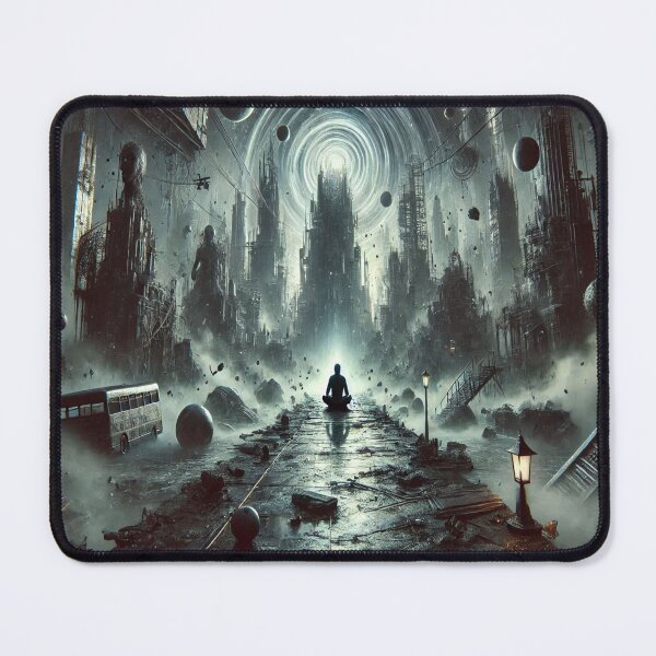 Item preview, AI generated dystopian abandoned city designed and sold by AI-this-is-AI.
