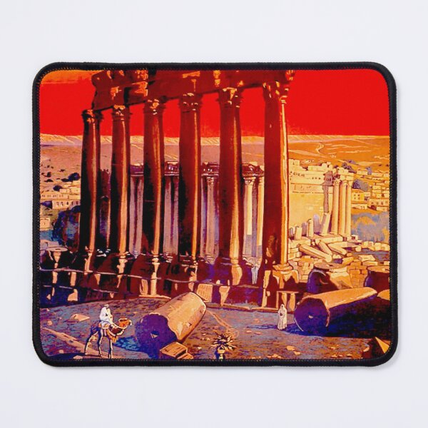 Item preview,  Lebanon : Vintage Baalbek Travel and Tourism Advertising Print designed and sold by posterbobs.