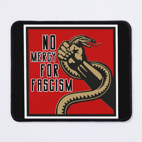 Item preview, NO Mercy for Fascism - Venomous Snake designed and sold by Thelittlelord.