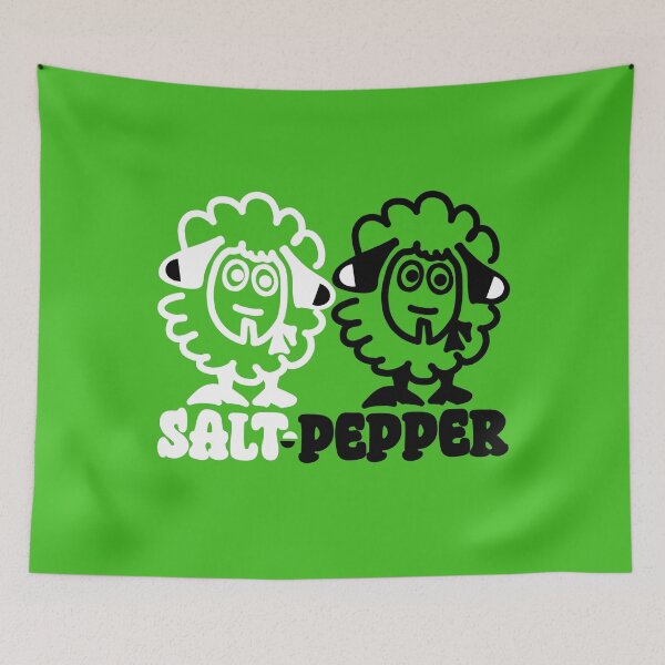 Item preview, Salt and Pepper Funny Sheep designed and sold by vibeno1.