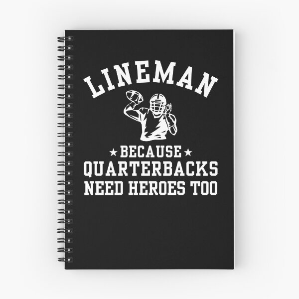 Item preview, Lineman Because Quarterbacks Need Heroes Too Funny American Football Player designed and sold by MouDantArts.