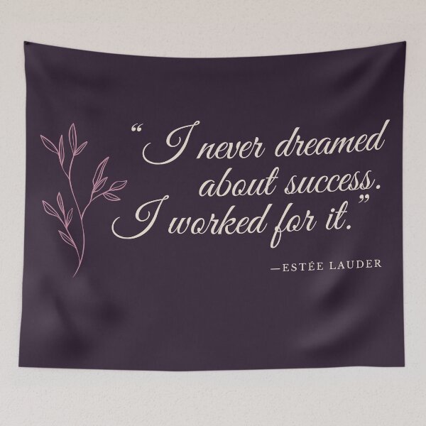 Item preview, Estée Lauder quote designed and sold by aline-humbert.