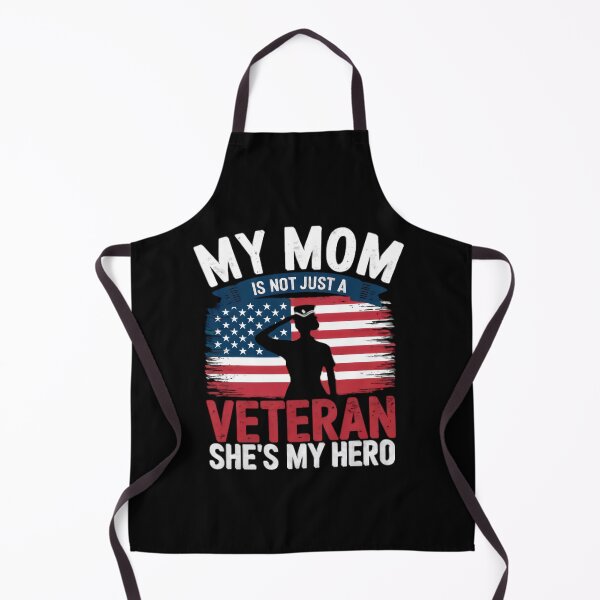 Item preview, My Mom Is Not Just a Veteran, She's My Hero - Heartfelt Tribute Design designed and sold by GreenZenStudio.