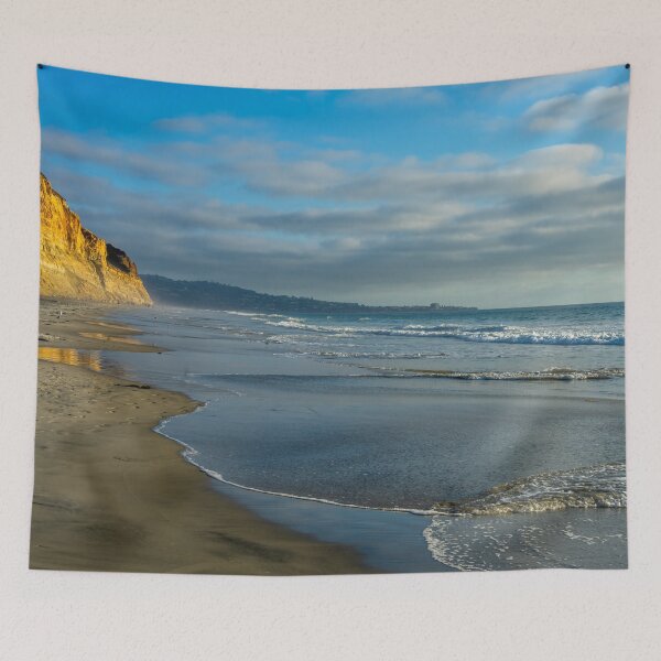 Item preview, Tide Rolling in at Torrey Pines Beach designed and sold by SafariByMarisa.