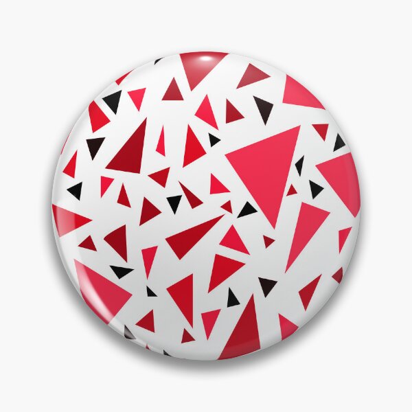 Item preview, crimson red triangles on white retro background designed and sold by fuzzyfox.