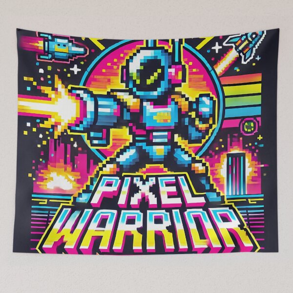 Item preview, Pixel Warrior - Retro Space Battle designed and sold by Psychacharm.