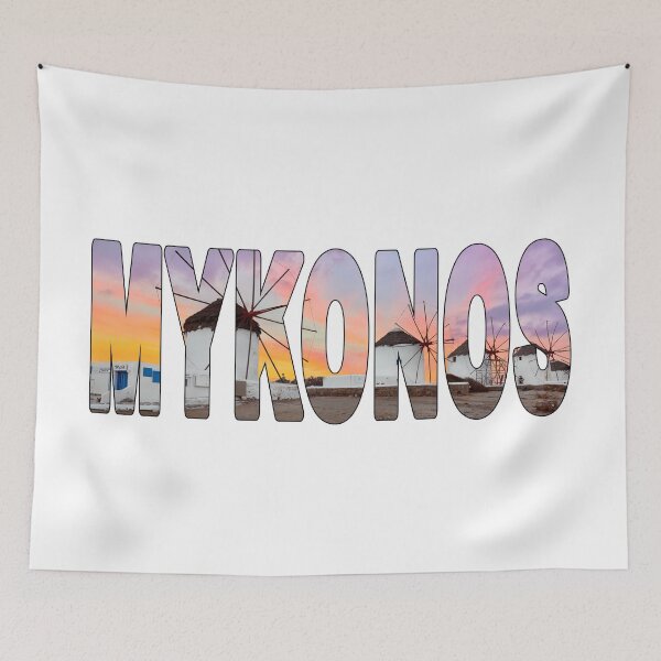 Item preview, MYKONOS - Famous Historic Windmills with Beautiful Sunrise designed and sold by Adam Gormley.