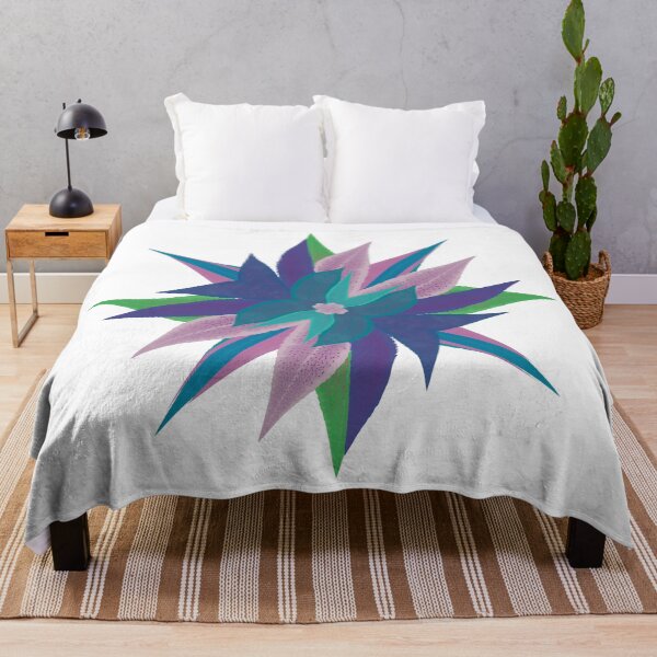 Item preview, Teal Turquoise Pink Purple Exotic Flower and Leaf Design designed and sold by strongpurpose.