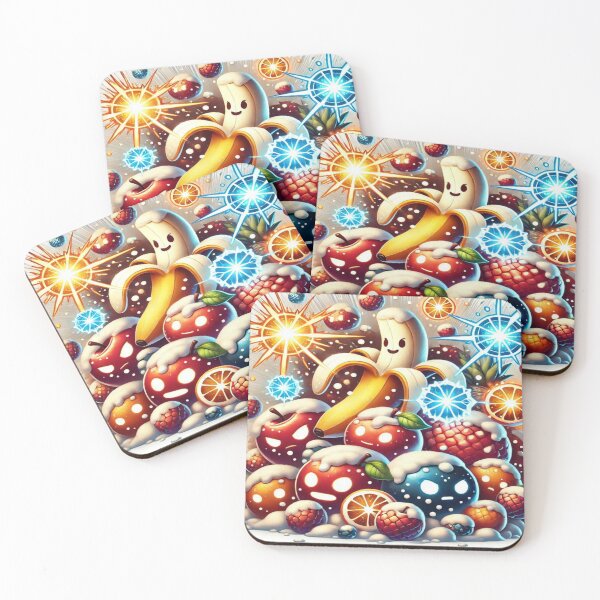 Item preview, Superpowered Fruits in a Winter Idyll designed and sold by Imaginarium of Chaos falcon88 .