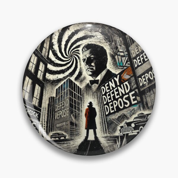 Item preview, Deny Defend Depose Hitchcock designed and sold by SuperFunFactory.