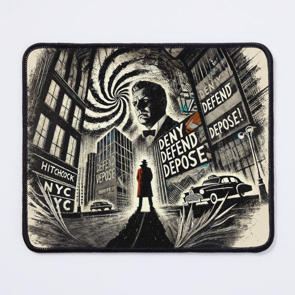Item preview, Deny Defend Depose Hitchcock designed and sold by SuperFunFactory.