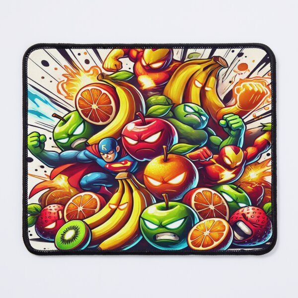 Item preview, Superpowered Fruits in a Dynamic Pile designed and sold by Imaginarium of Chaos falcon88 .