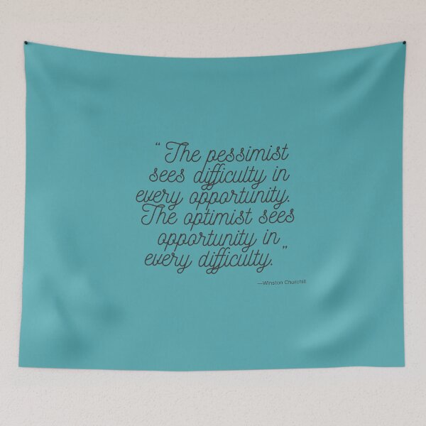 Item preview, Winston Churchill quote designed and sold by aline-humbert.