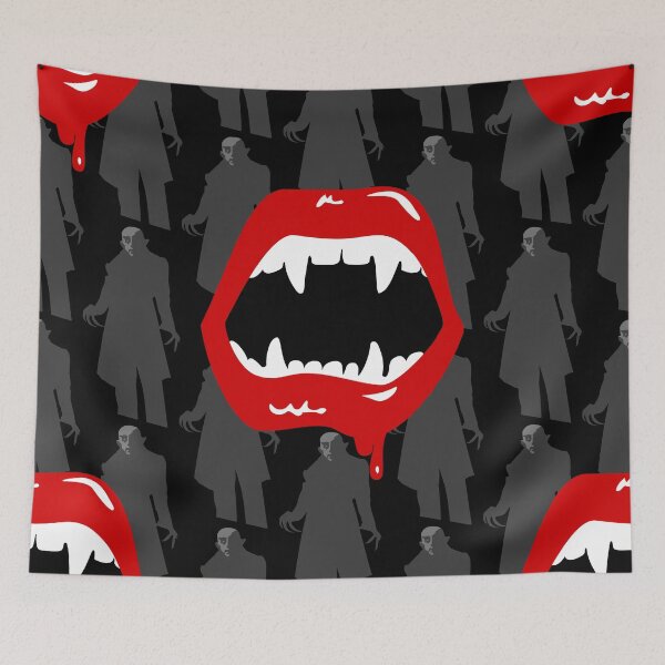 Item preview, black vampire fangs nosferatu spooky black  designed and sold by Gossip Rag.