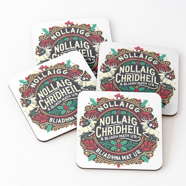Item preview, Nollaig Chriedheil & Bliadhna Mhath Úr  designed and sold by MacksMerch.