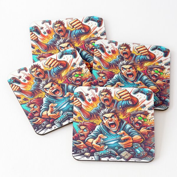 Item preview, Angry Gamers in a Chaotic Pile-Up designed and sold by Imaginarium of Chaos falcon88 .