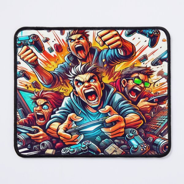 Item preview, Angry Gamers in a Chaotic Pile-Up designed and sold by Imaginarium of Chaos falcon88 .